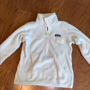 Women’s White Patagonia Pullover